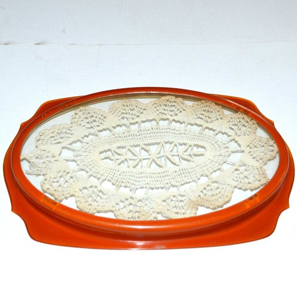 Vintage 4 Piece Ladies Dressing Table Set Bedroom Decor Vanity Accessories - Picture 8 of 8